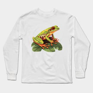 Red Eyed Tree Frog Long Sleeve T-Shirt